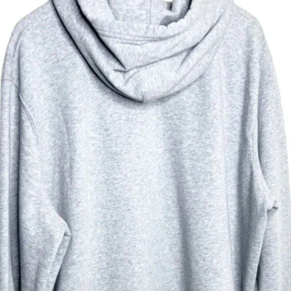 Levis Womens XXL Gray Pink Batwing Logo Graphic Pullover Hoodie Sweatshirt 38797 - Picture 5 of 8